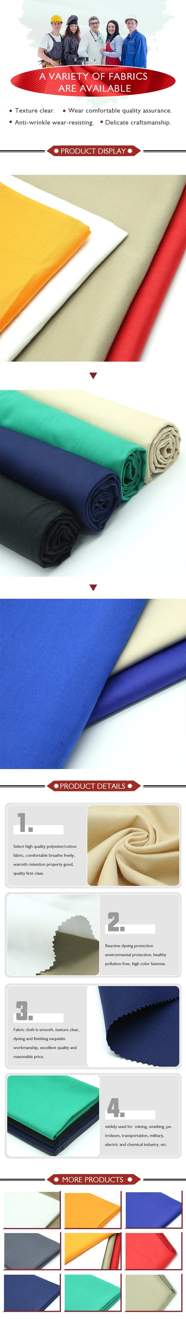 100% Polyester Twill Gabardine Fabric for Tablecloth Smooth Curtain Minimatt Suit Fabric