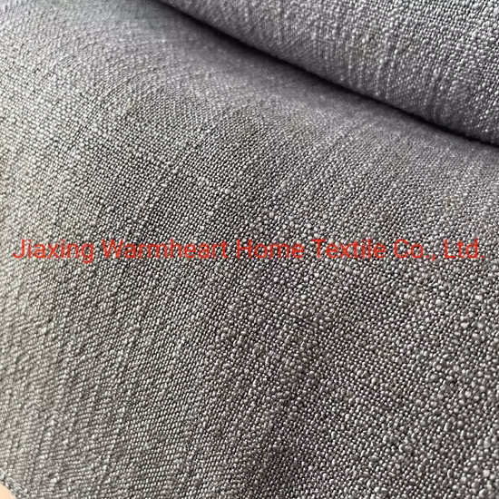 280cm Wide Linen Polyester Blended Woven Curtain Fabric for Cushion Table Cloth Upholstery Fabric (1234.)