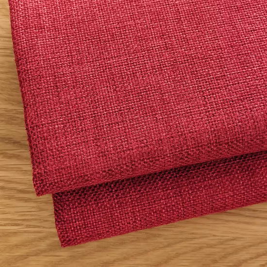 (77 colors available in stock) China Wholesale Upholstery Fabric Polyester Faux Linen Fabric/Imitation Hemp Fabric for Sofa/Cushion/Pet Mat/Tablecloth/Bag